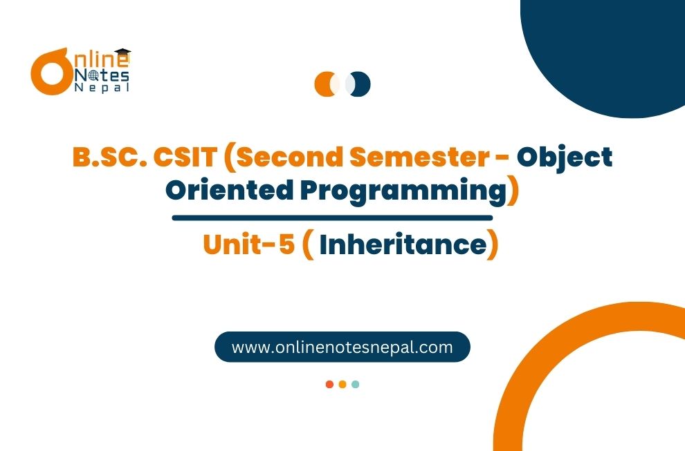 Unit 5: Inheritance
